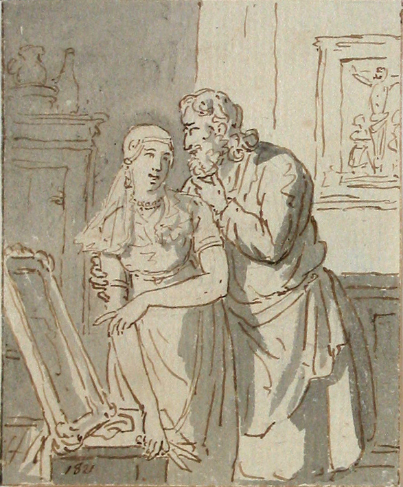 De verliefde schilder