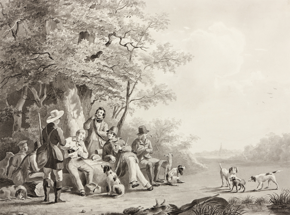 Als het jagen is gedaan, mag men zich ten rusten gaan