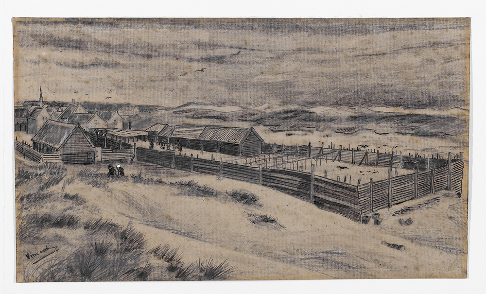 Visdrogerij te Scheveningen (Loosduinen)