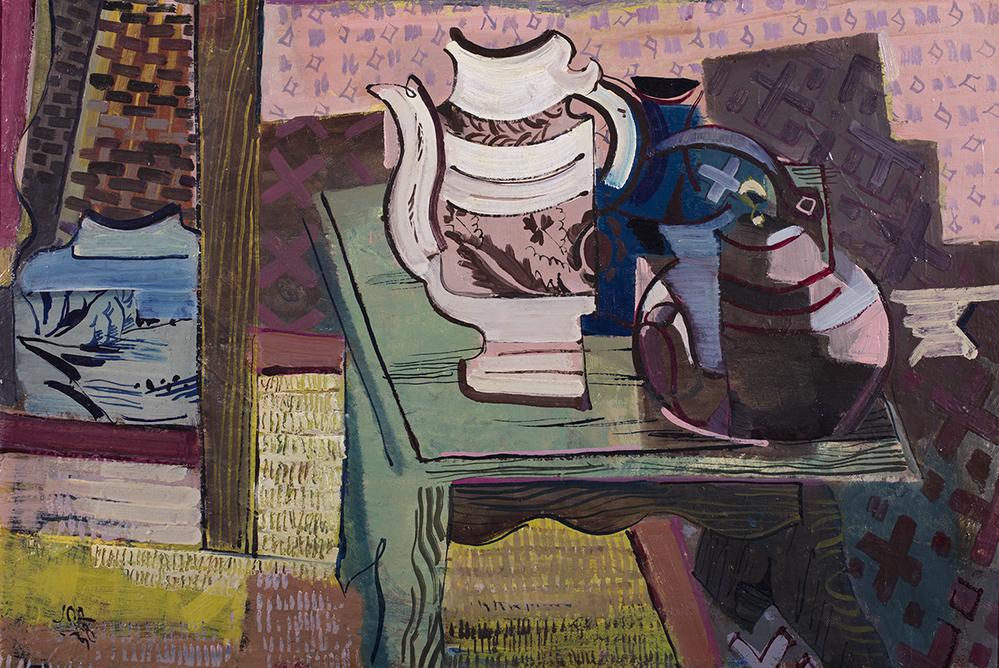 Stilleven met koffiepot