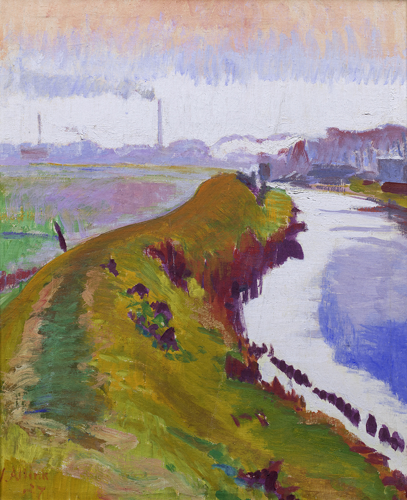 Dijk langs het Reitdiep