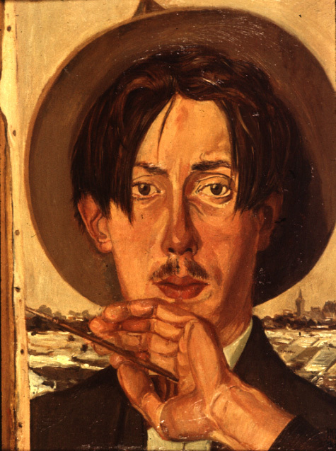 VERVALLEN (retour eigenaar) Zelfportret voor landschap