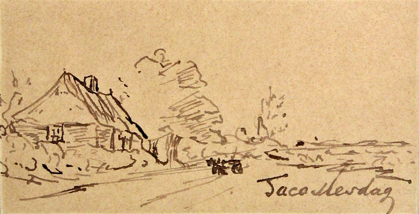 Landschap met boerderij