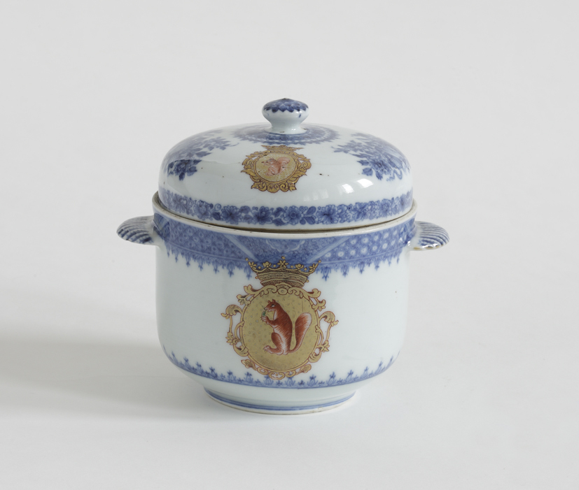 Klontjespot met familiewapen Sichterman