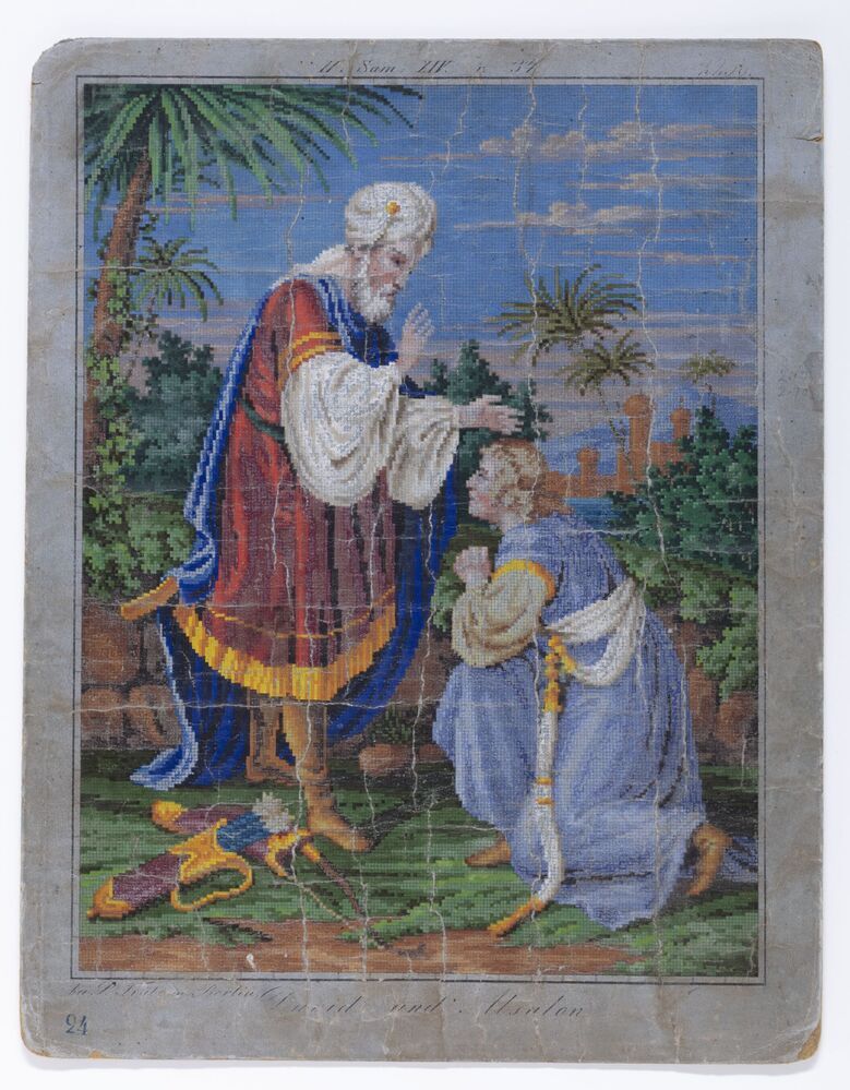 Borduur voorbeeld: David en Absalon