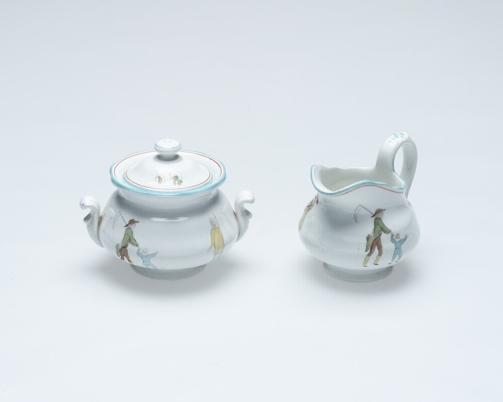 Suikerpot en melkkannetje