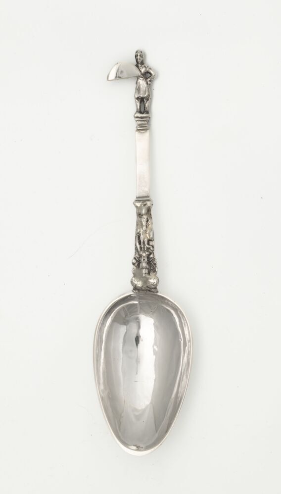 Geboortelepel van zilver