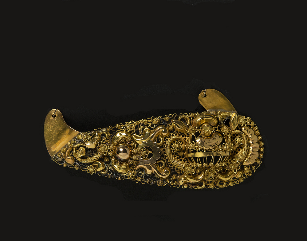 Voorhoofdsnaald of -plaat