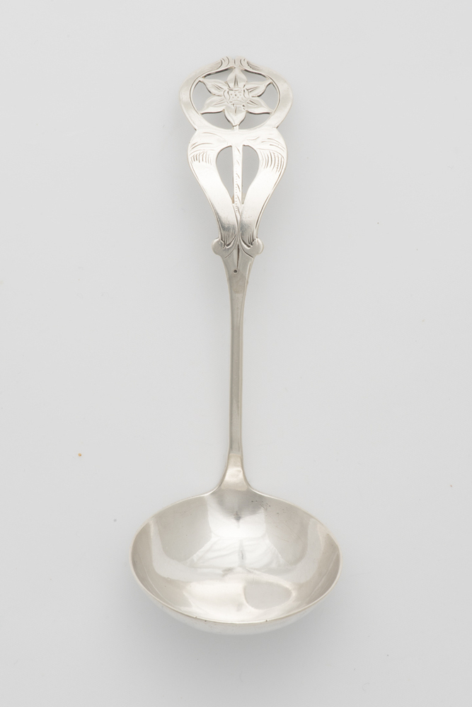 Melklepel van zilver