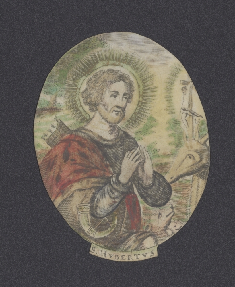 Bidprentje: S. Hubertus