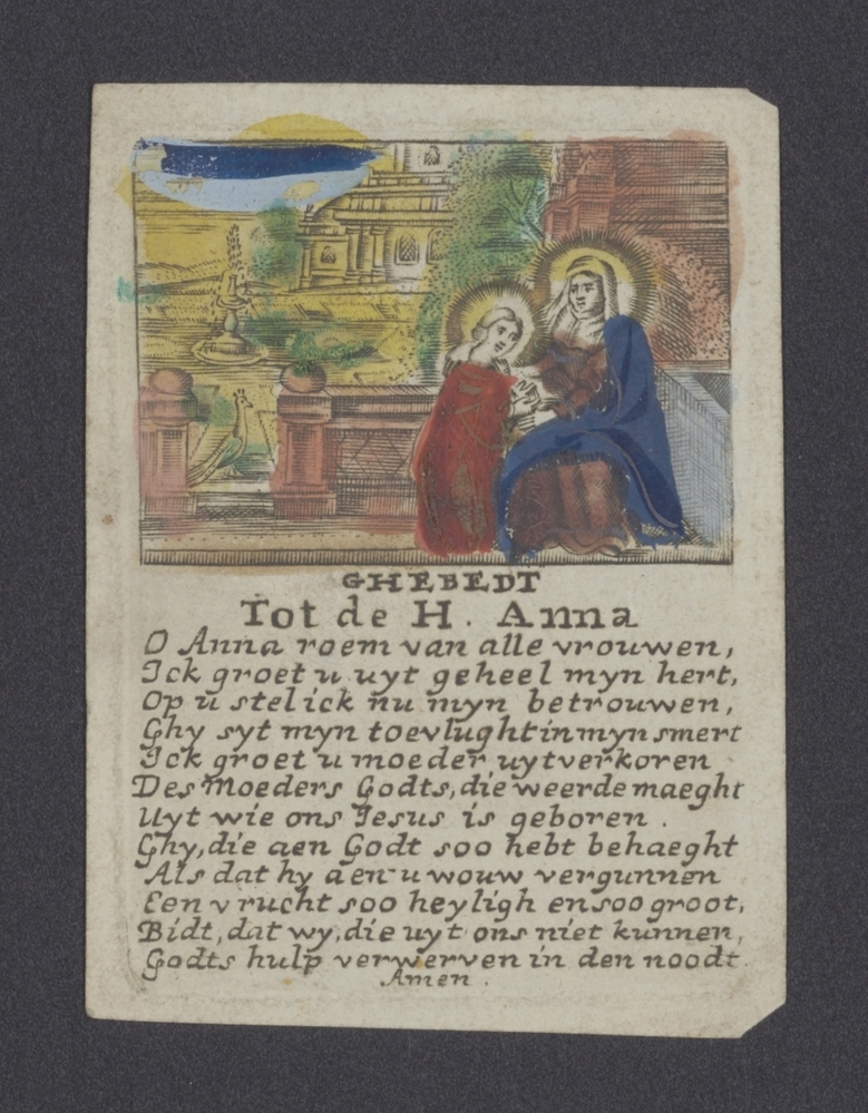 Bidprentje: Heilige Anna