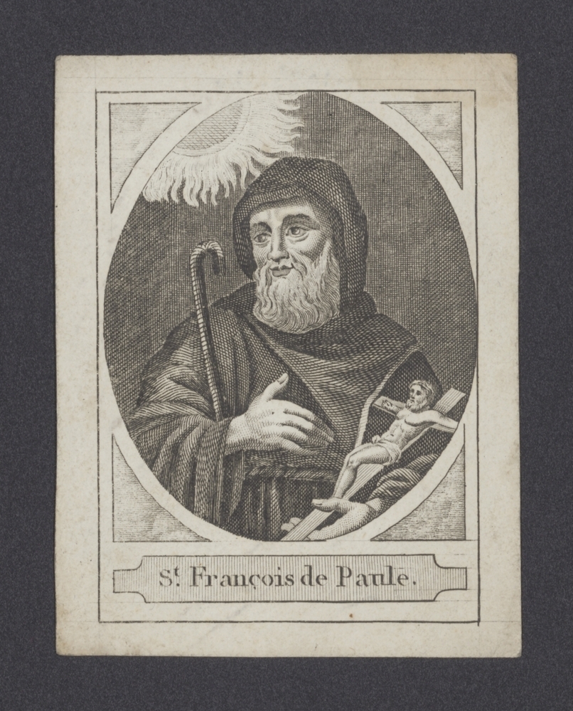 Bidprentje: St. Francois de Paule