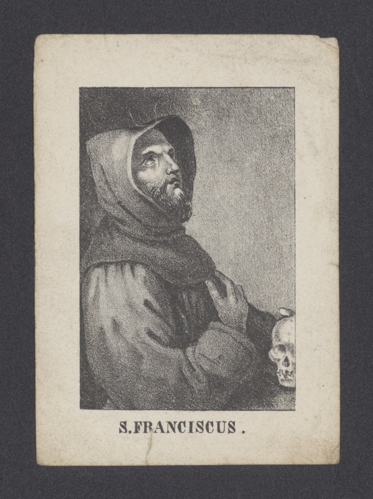 Bidprentje Sint Franciscus