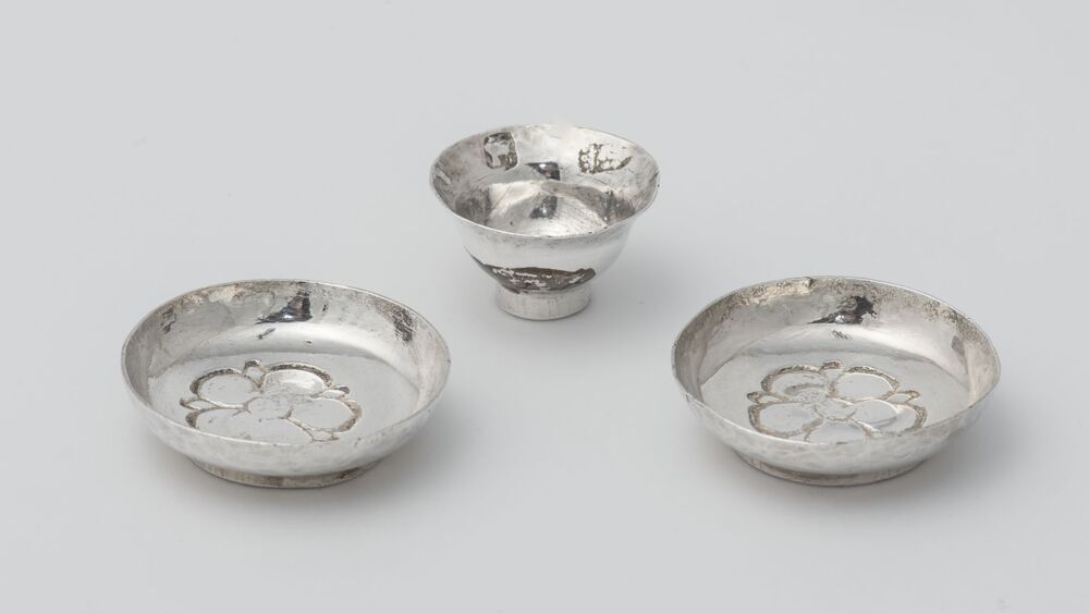 Miniatuur kop en schotel