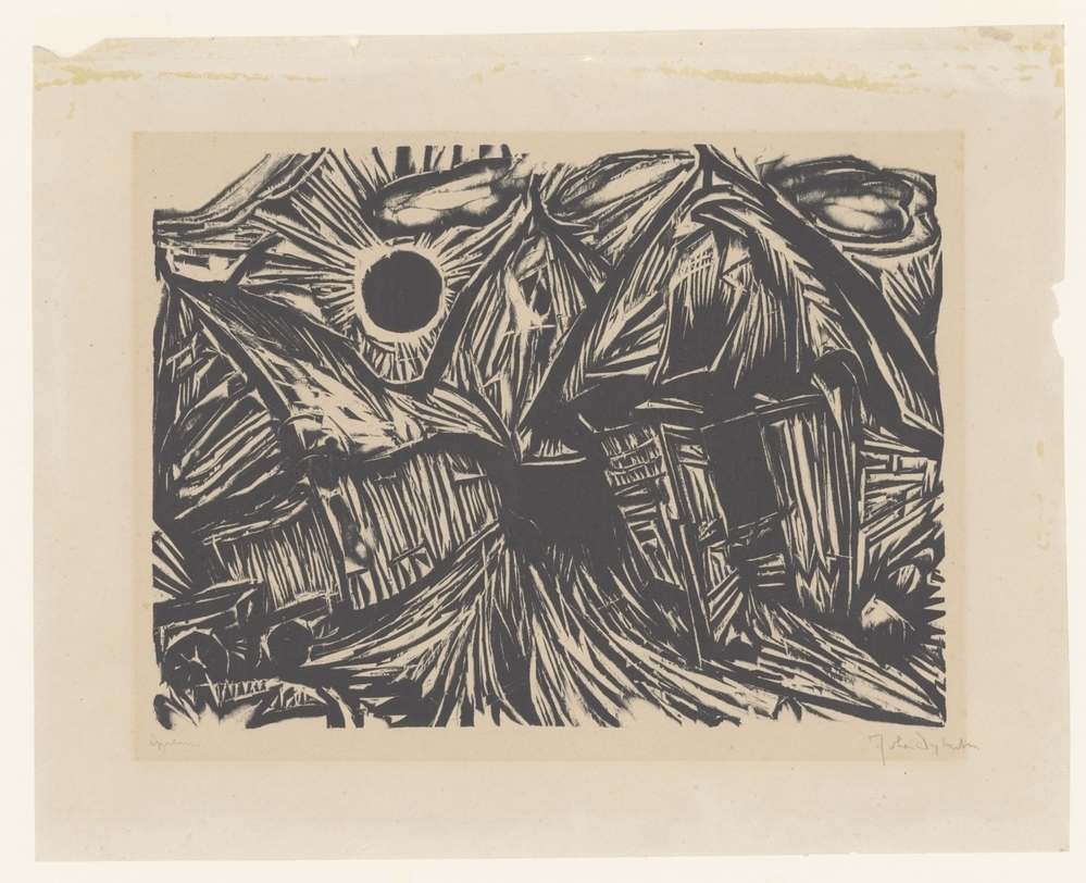 Ondergaande zon (Orvelte)