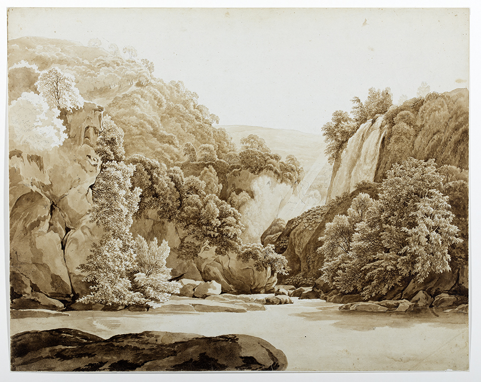 De waterval van Tivoli