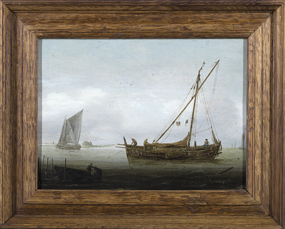 Zeilschepen op kalm water