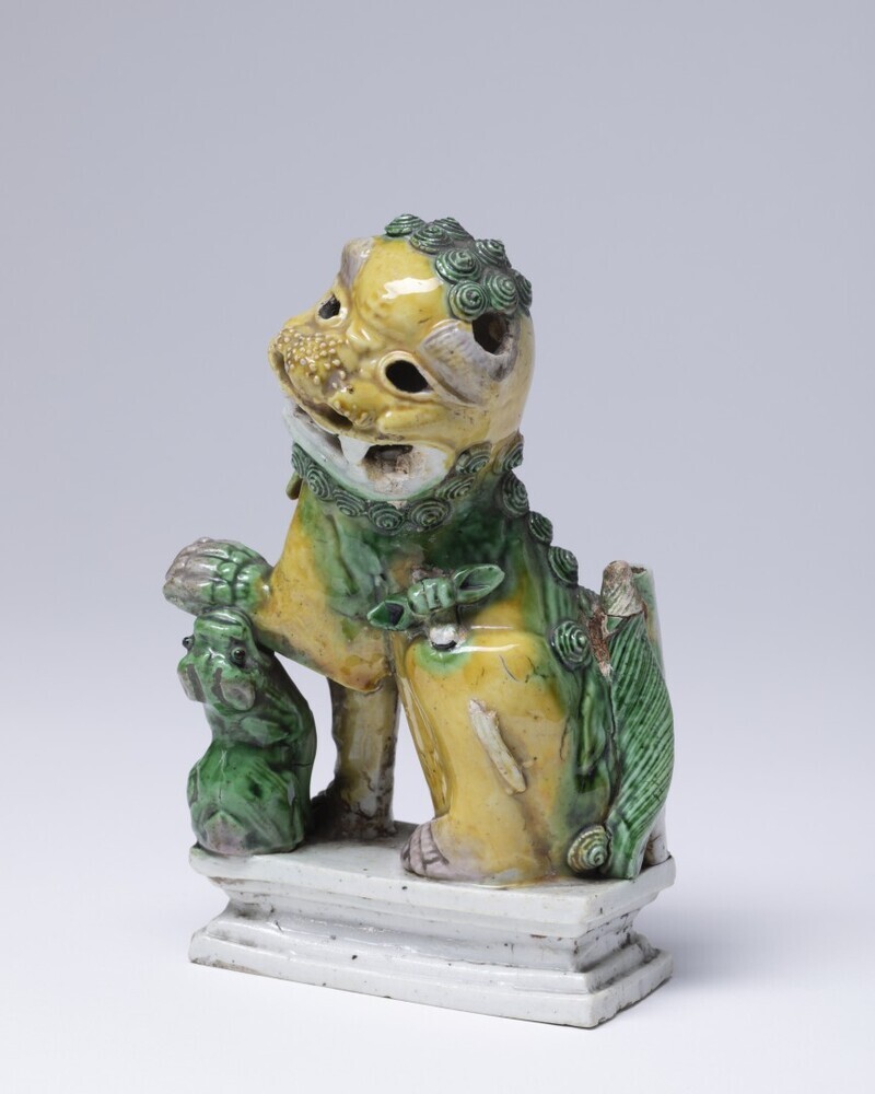 Beeldje van Hond van Boeddha