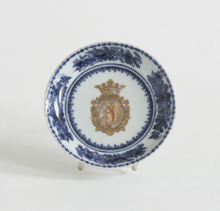 Schoteltje met familiewapen Sichterman