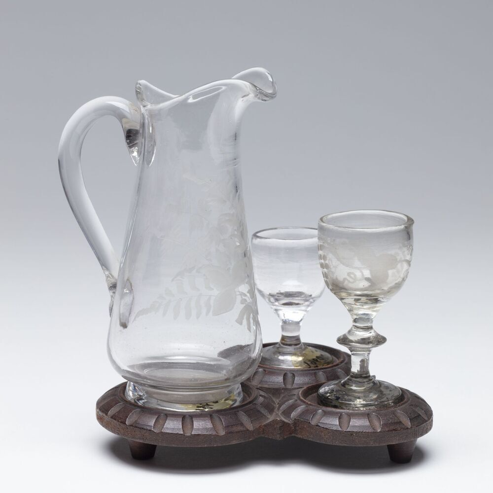 Speelgoed karaf met twee glaasjes