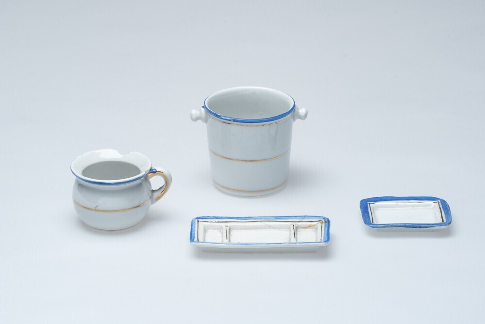 Wastafelgerei of toiletset