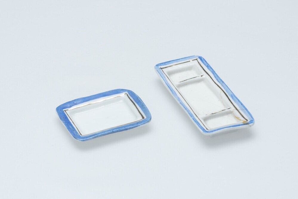 zeepbakje en tandenborstelhouder