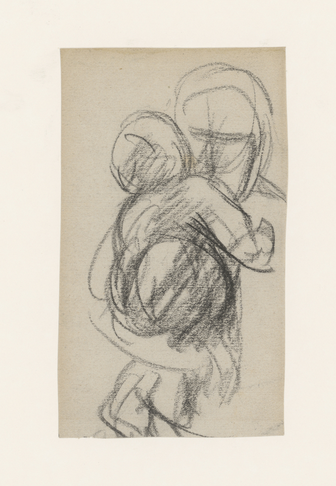 Moeder met kind in de armen