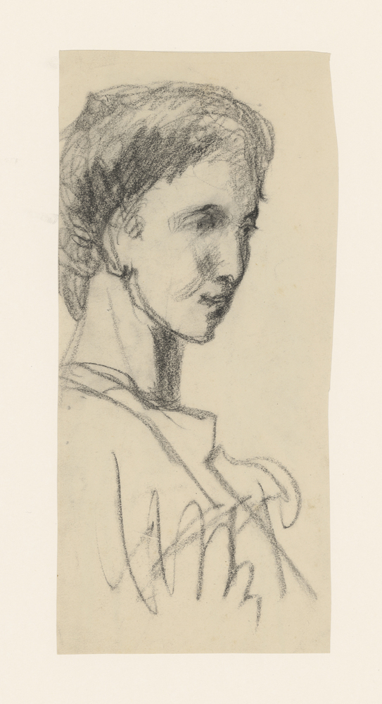 Portetstudie van een Jonge vrouw