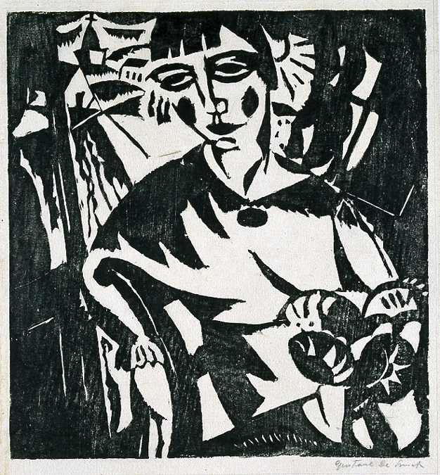 Vrouw aan het venster