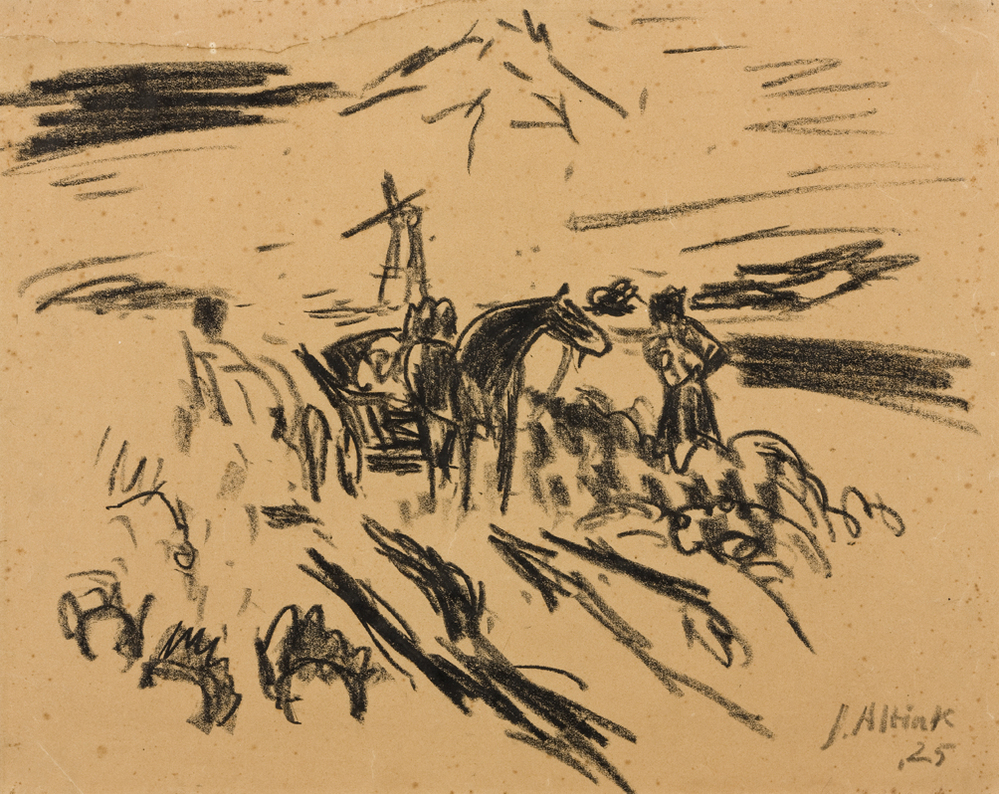 Landarbeid bij Noorderhoogebrug