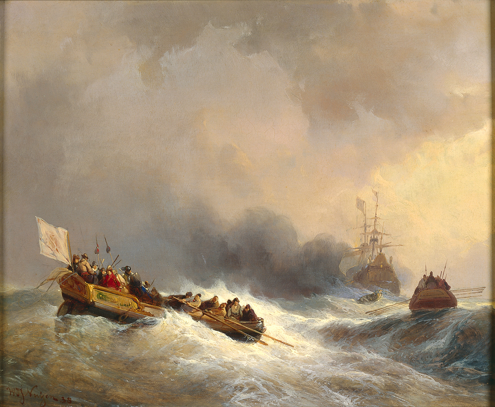 Op weg naar het admiraalschip