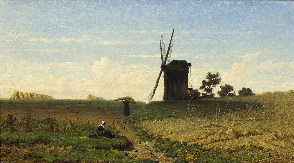 Landschap met molen