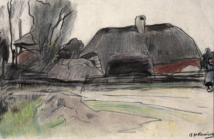 Boerderij met geboomte