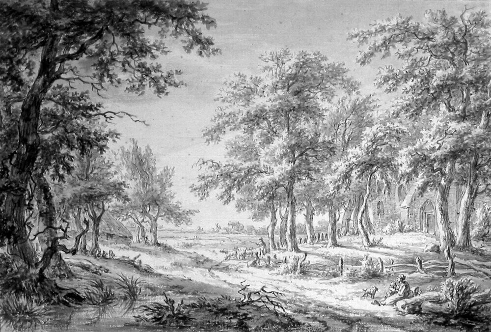 Gezicht bij het klooster Ter Apel