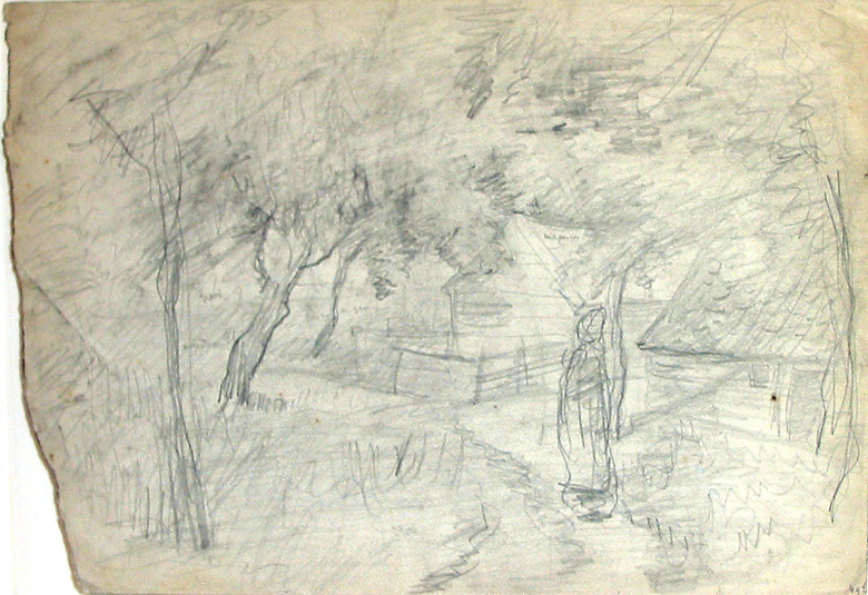 Boerenerf met schuur