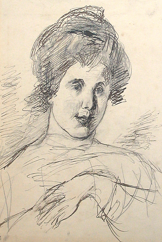 Vrouwenportret en face