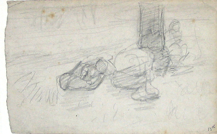 Zwervers rustend onder een boom