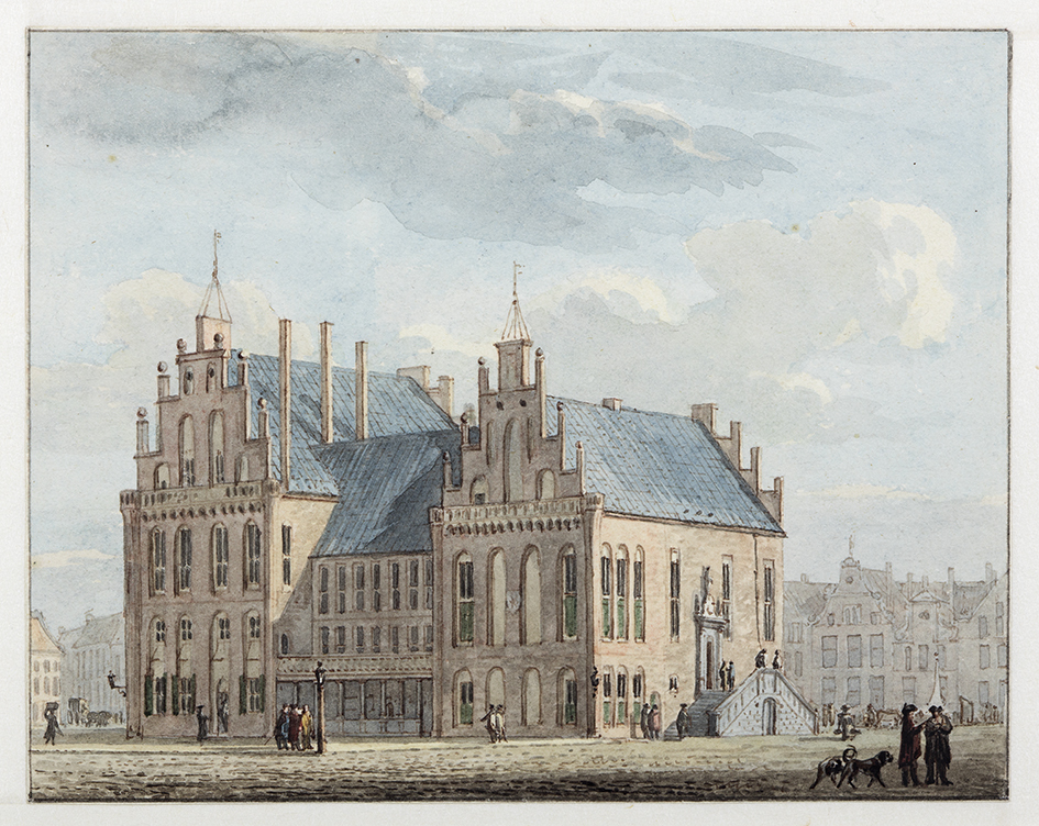 Raad- en wijnhuis noord- en westzijde