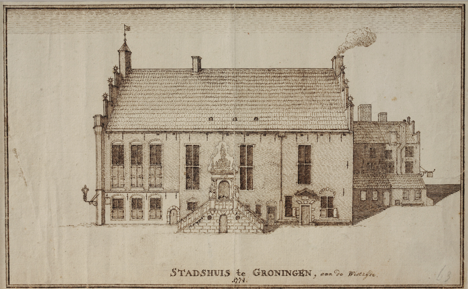 Raadhuis, westzijde