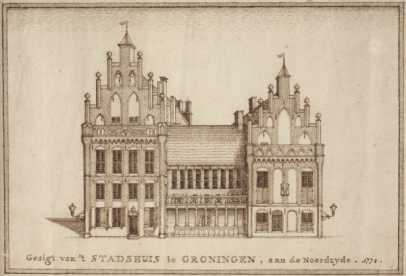 Raad- en wijnhuis noordzijde