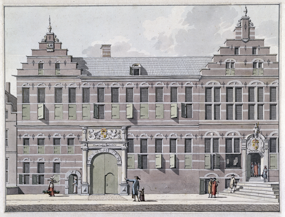 Provinciaal hof van justitie (voormalig arrondisementsrechtbank), Oude Boteringestraat westzijde