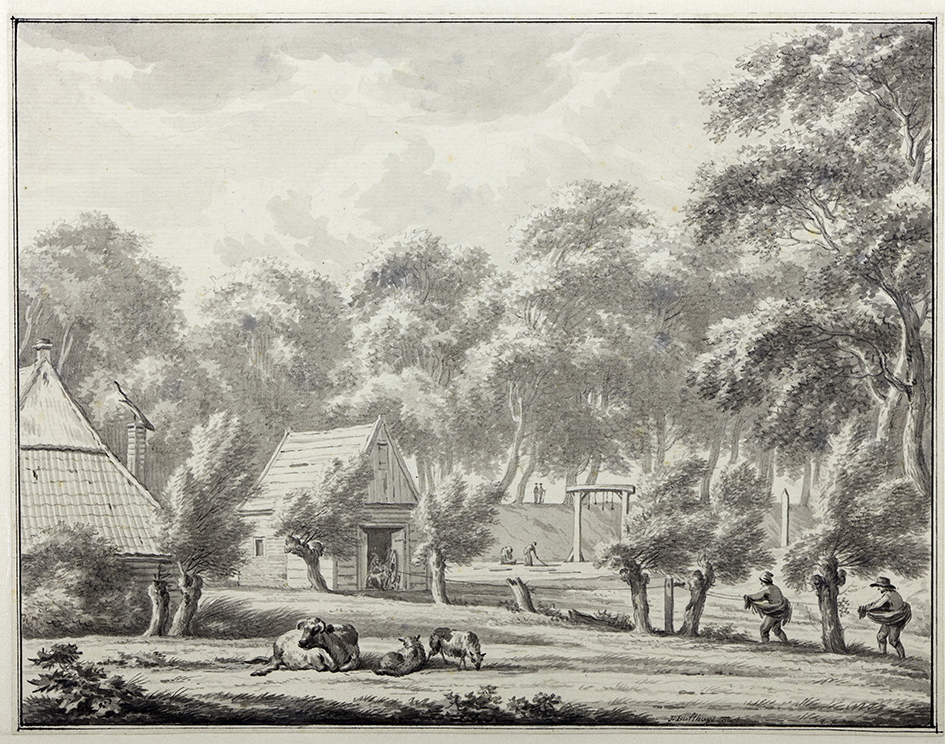 Jacobijner- of Galgendwinger met lijnbaan en militaire gerechtsplaats