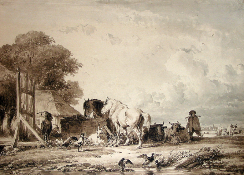 Om en bij de boerderij