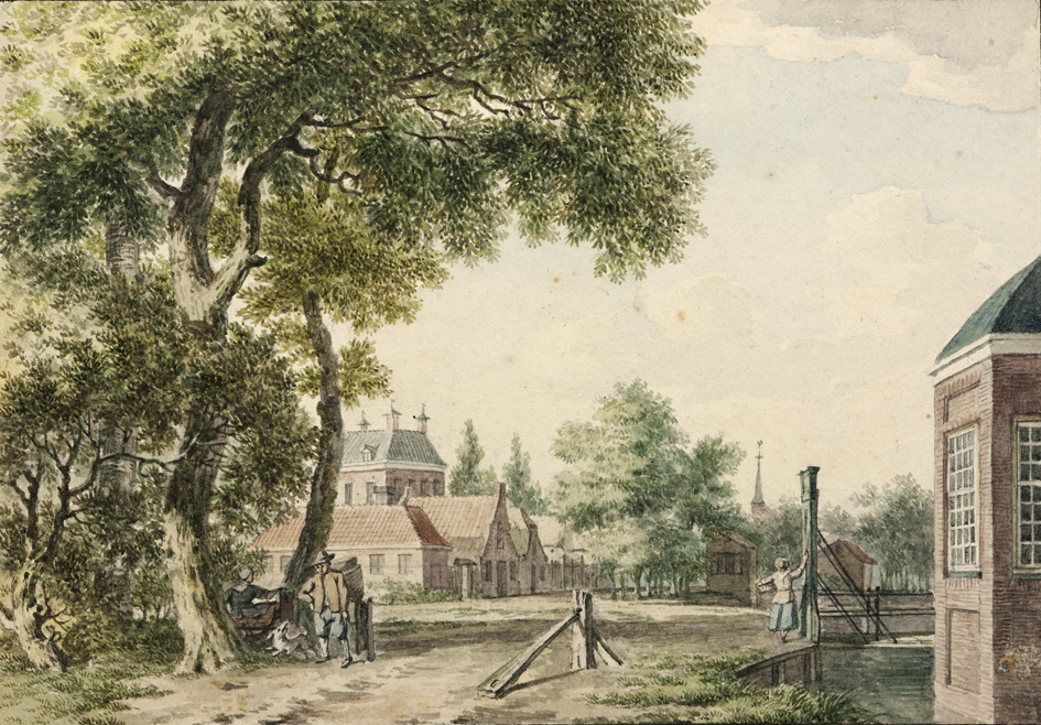 Gezicht aan de Amstel of de Vecht