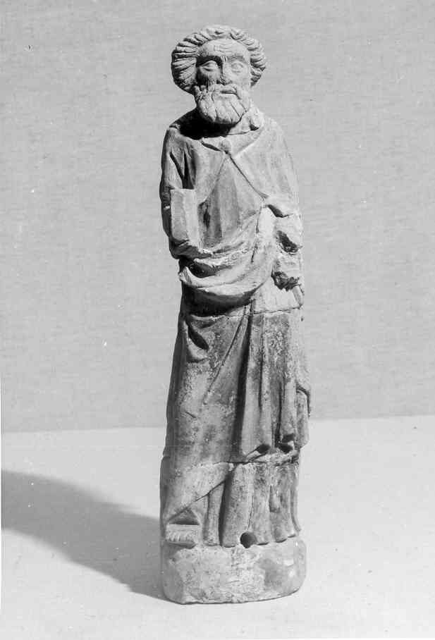 Heiligenfiguur met boek