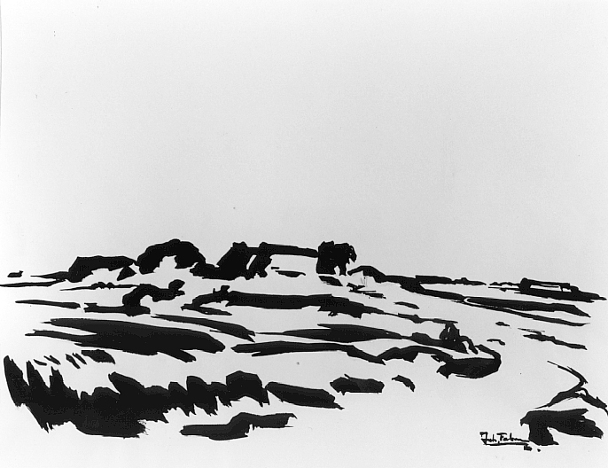 Landschap met boerderij