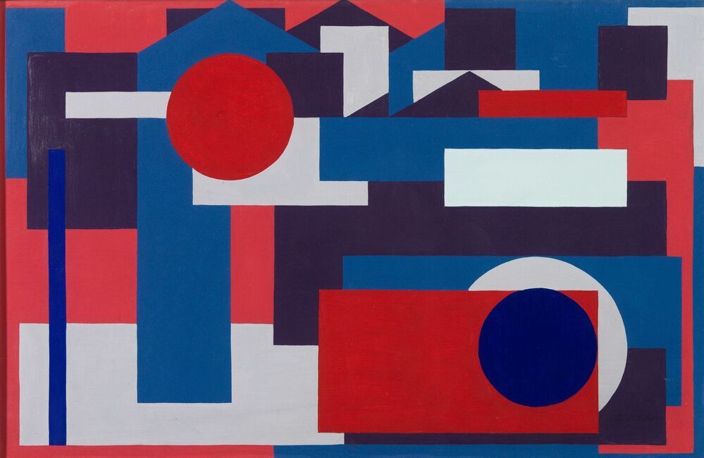 Constructivistische compositie 'stad'