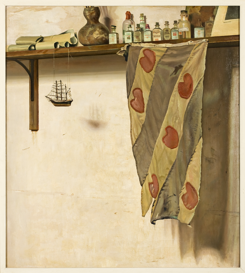 Stilleven met Friese vlag