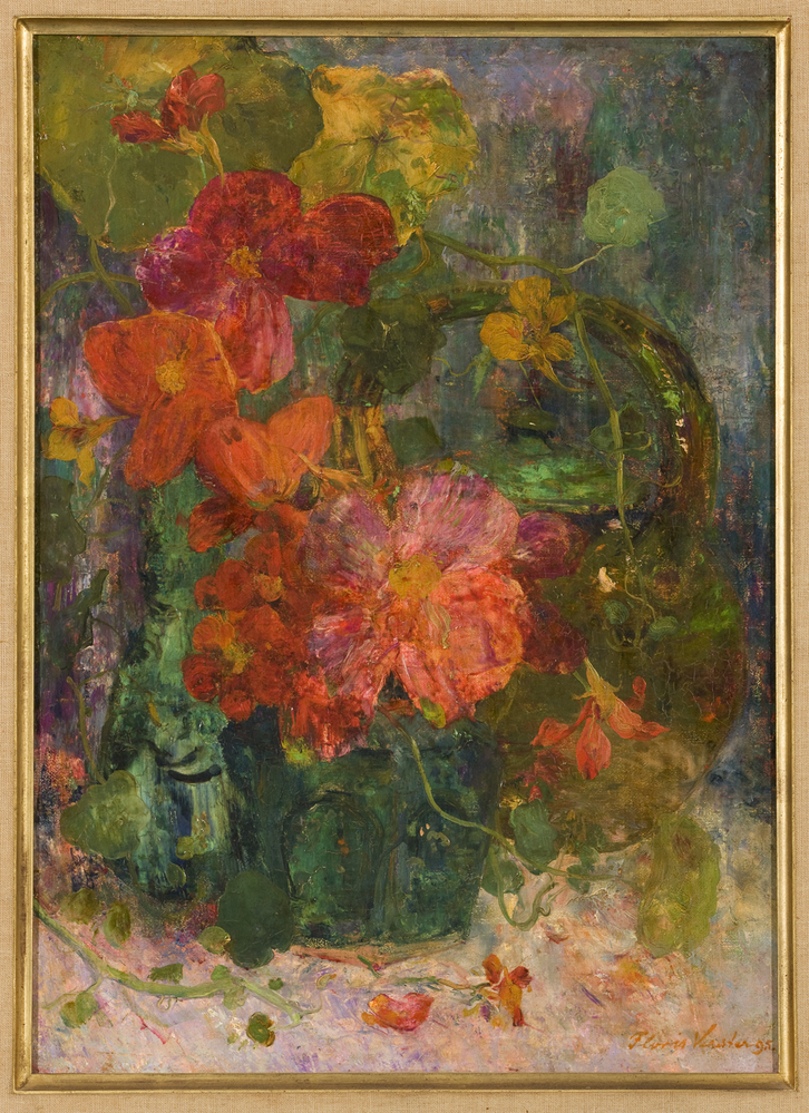 Begonia's met Oost-Indische kers