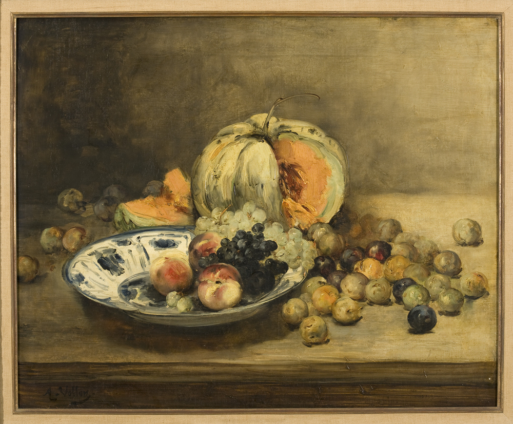 Chinese schotel met vruchten